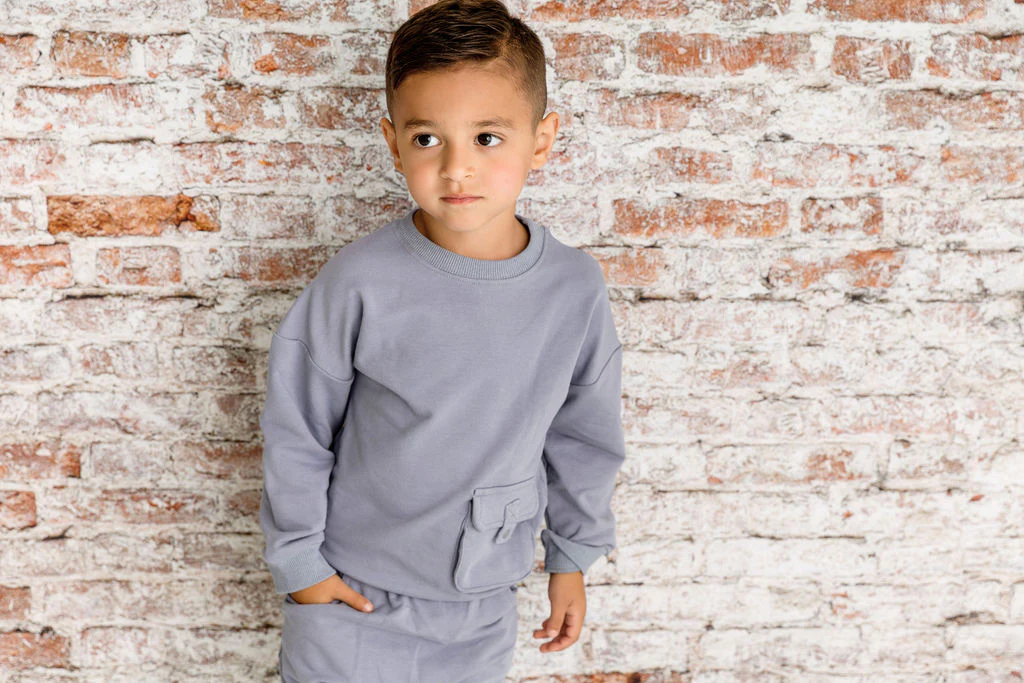 Cargo Sweatsuit- Blue - Image 5