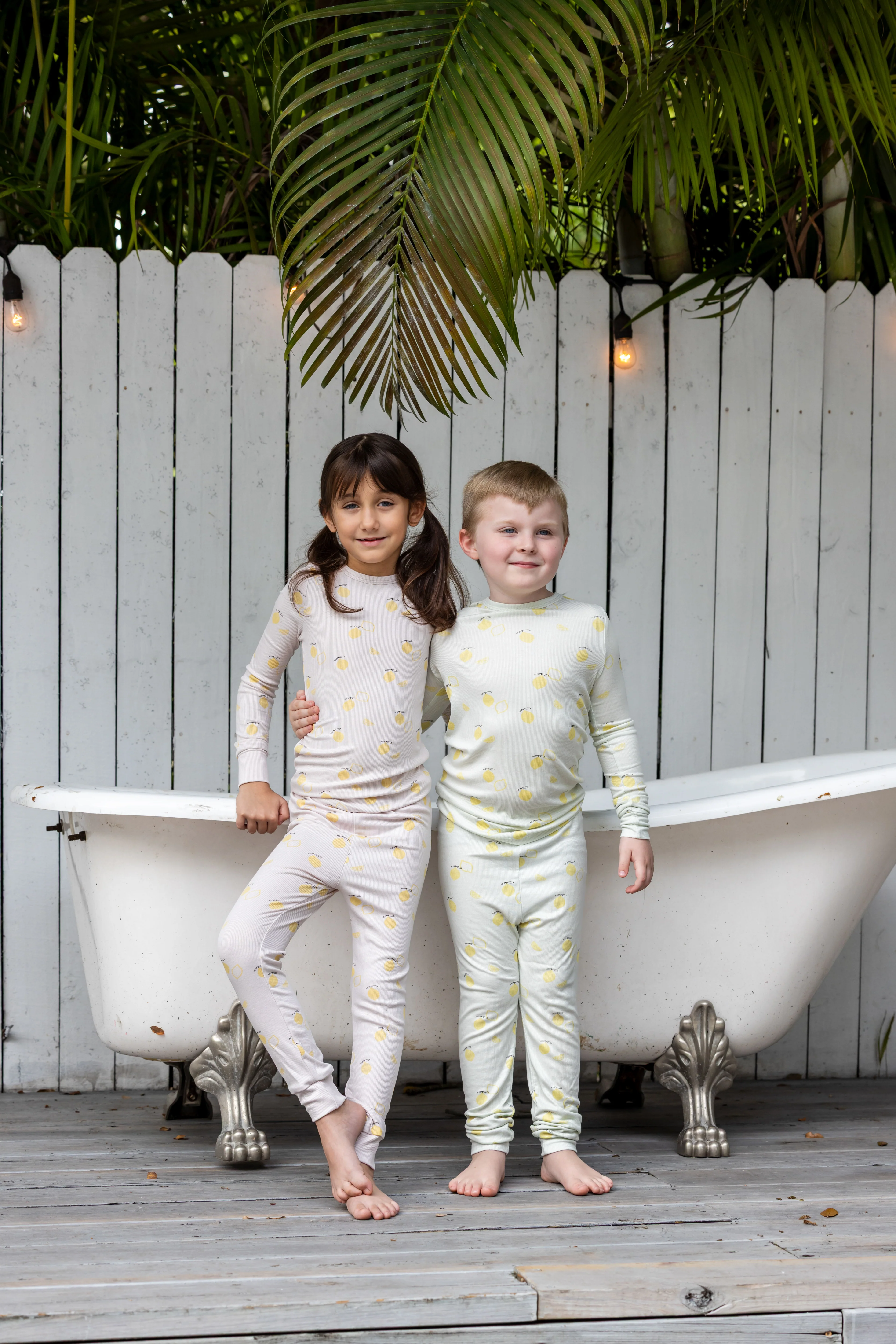 Lemon Print PJ- Mint - Image 5