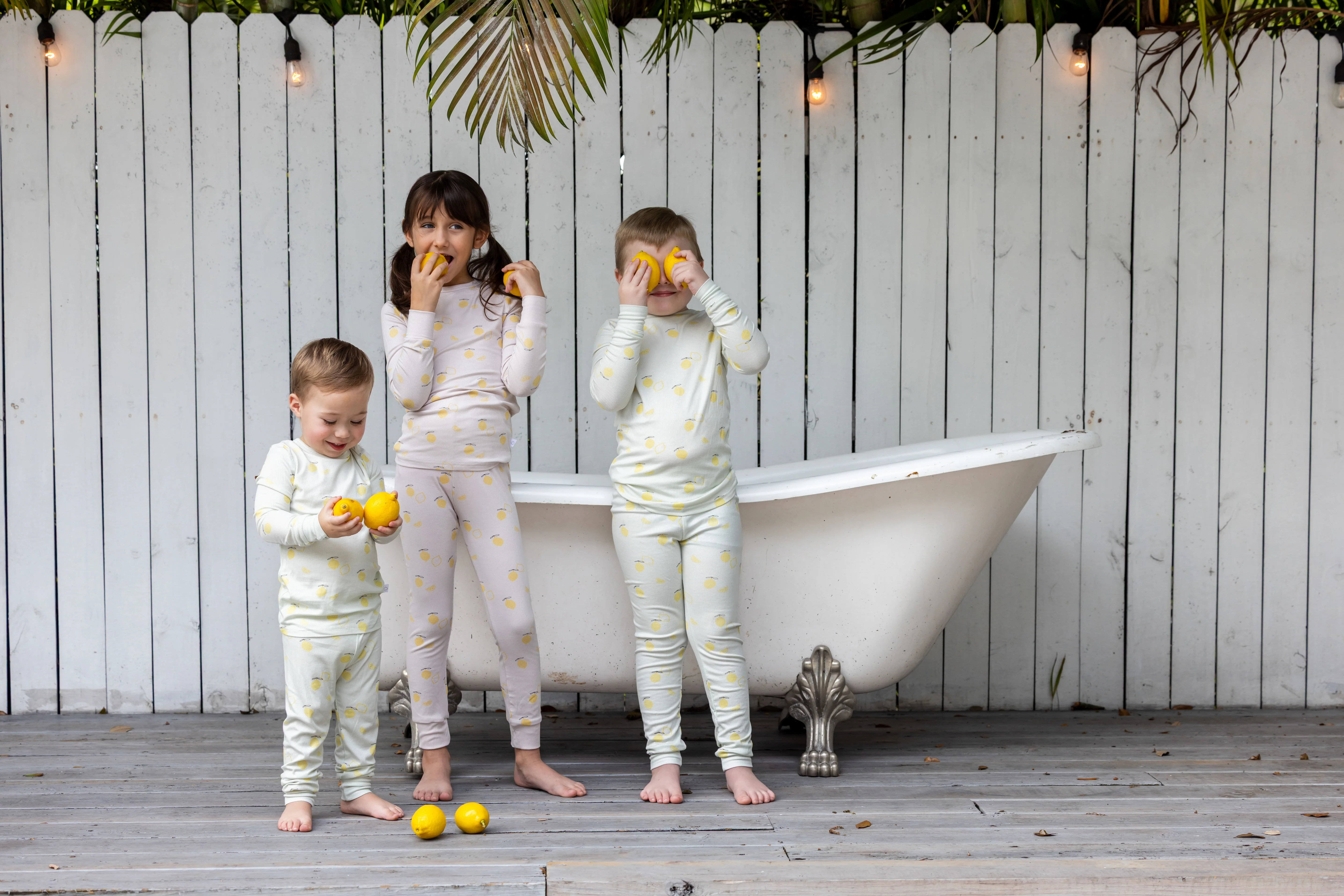 Lemon Print PJ- Mint - Image 6