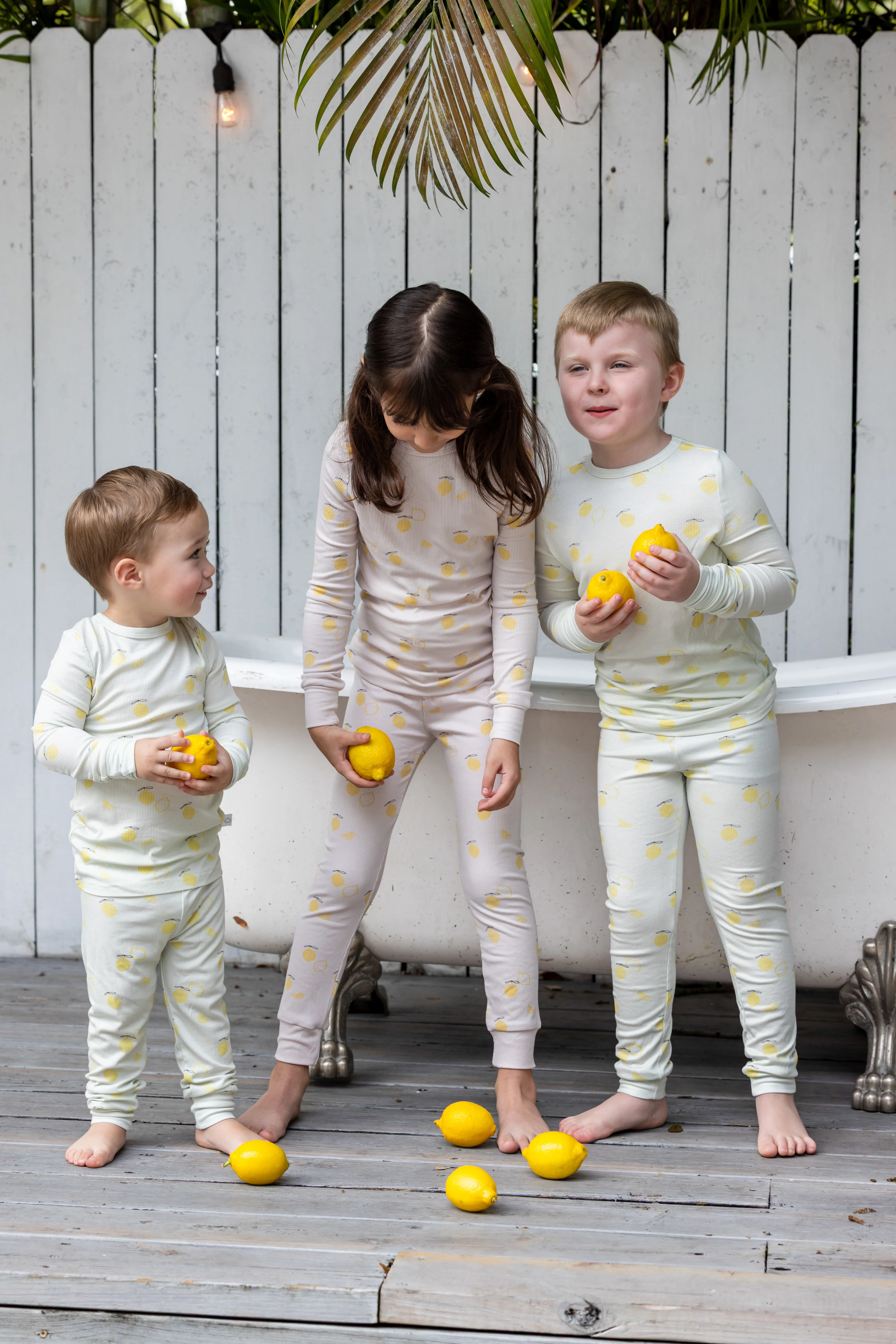 Lemon Print PJ- Pink - Image 5