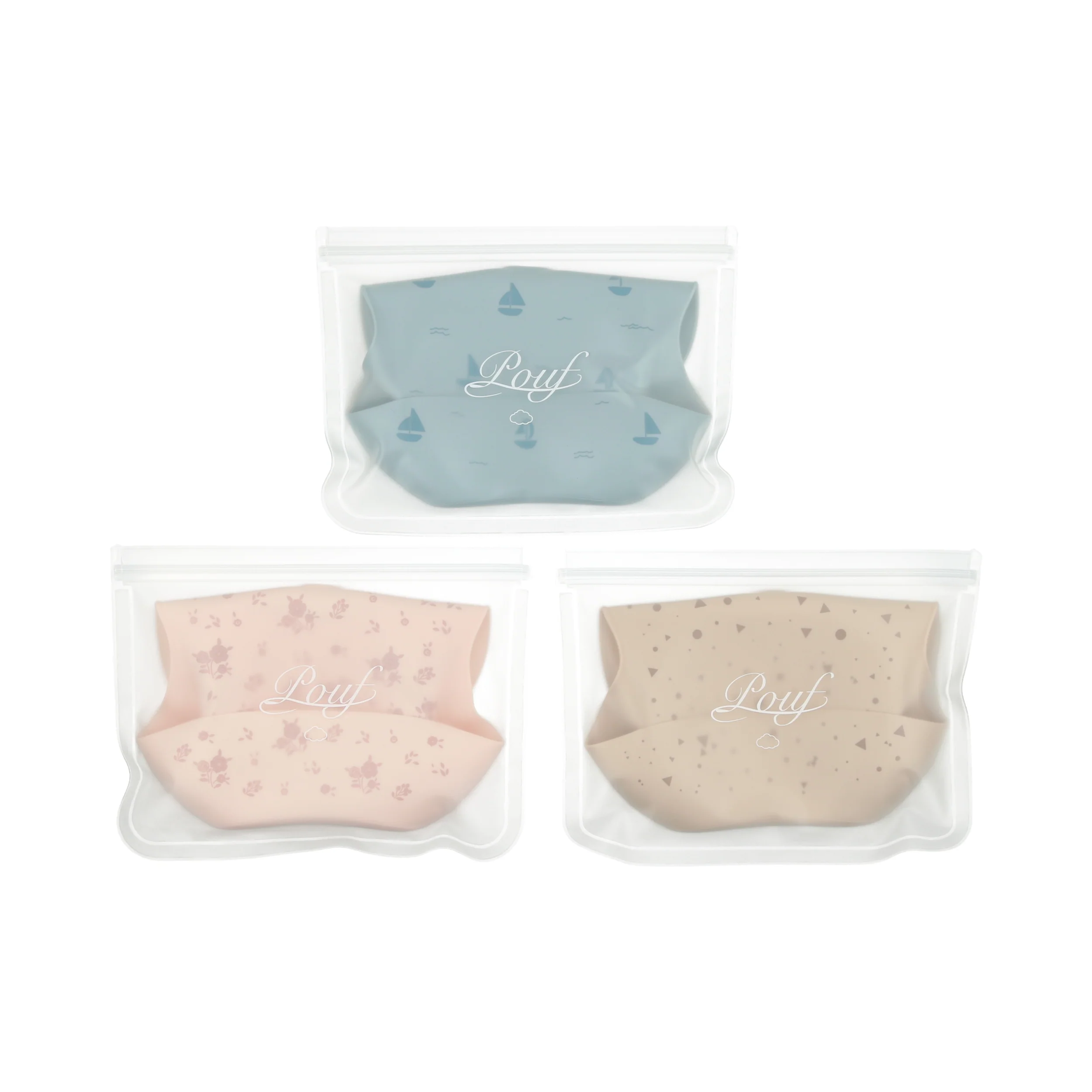Silicone Bib-Geometric/Oat - Image 3