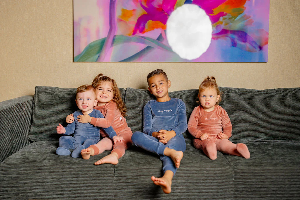 Stay Cozy Footie- Rose - Image 3