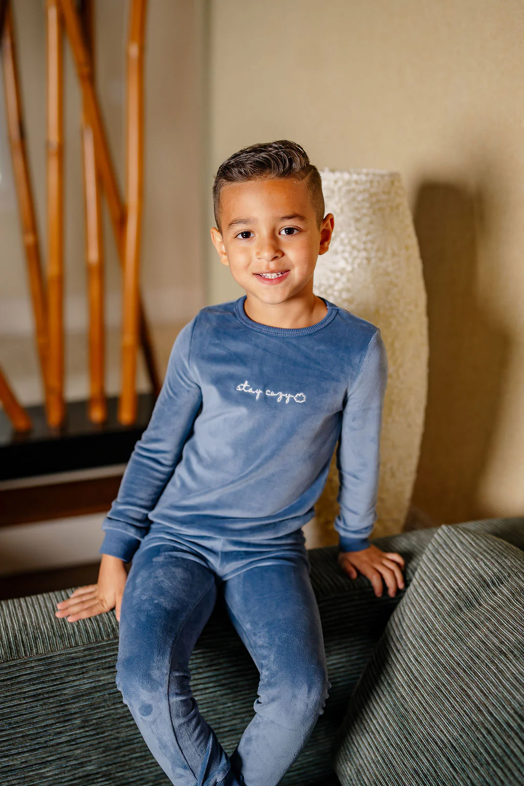 Stay Cozy PJ- Royal Blue - Image 3