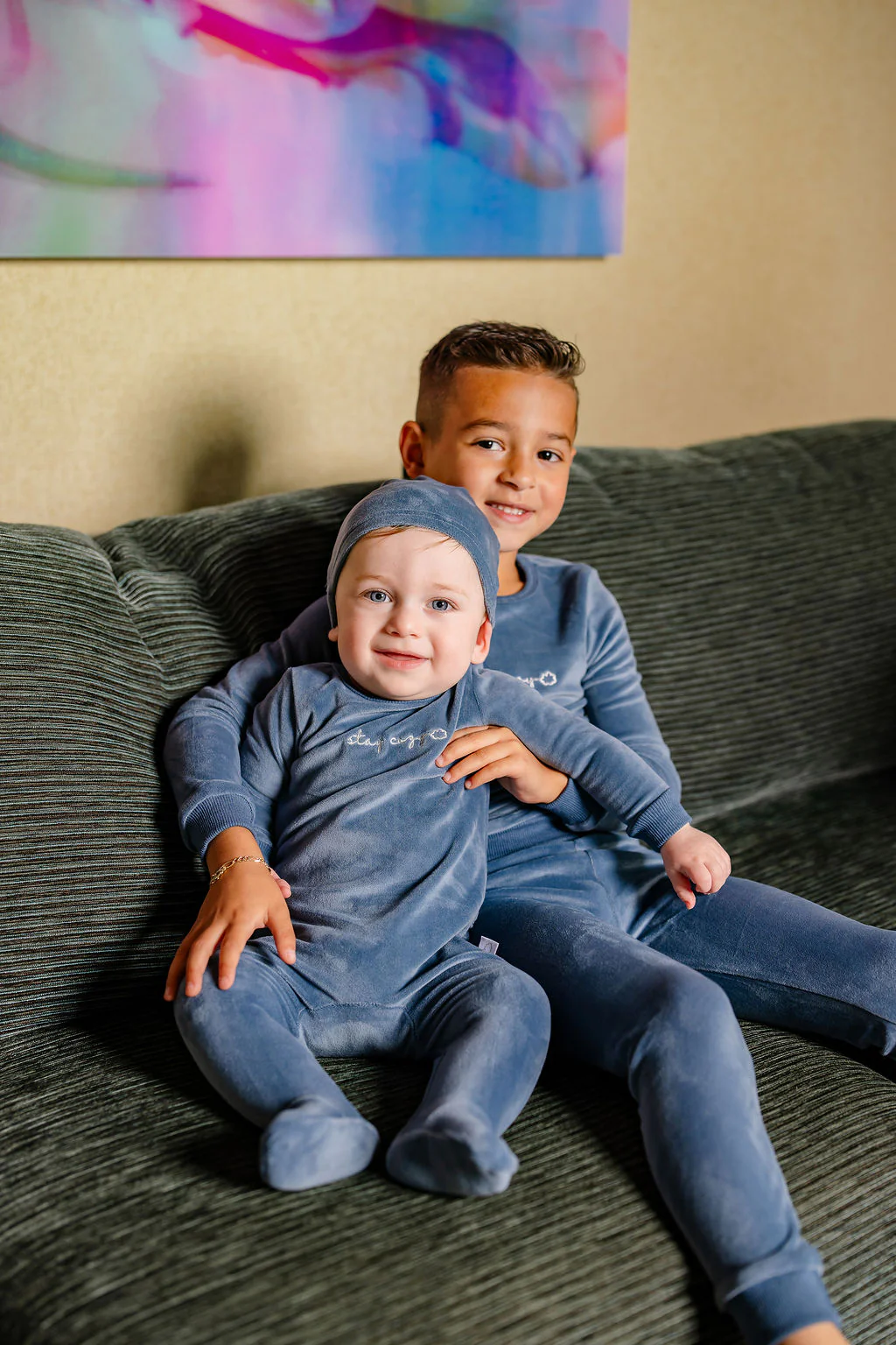 Stay Cozy PJ- Royal Blue - Image 5