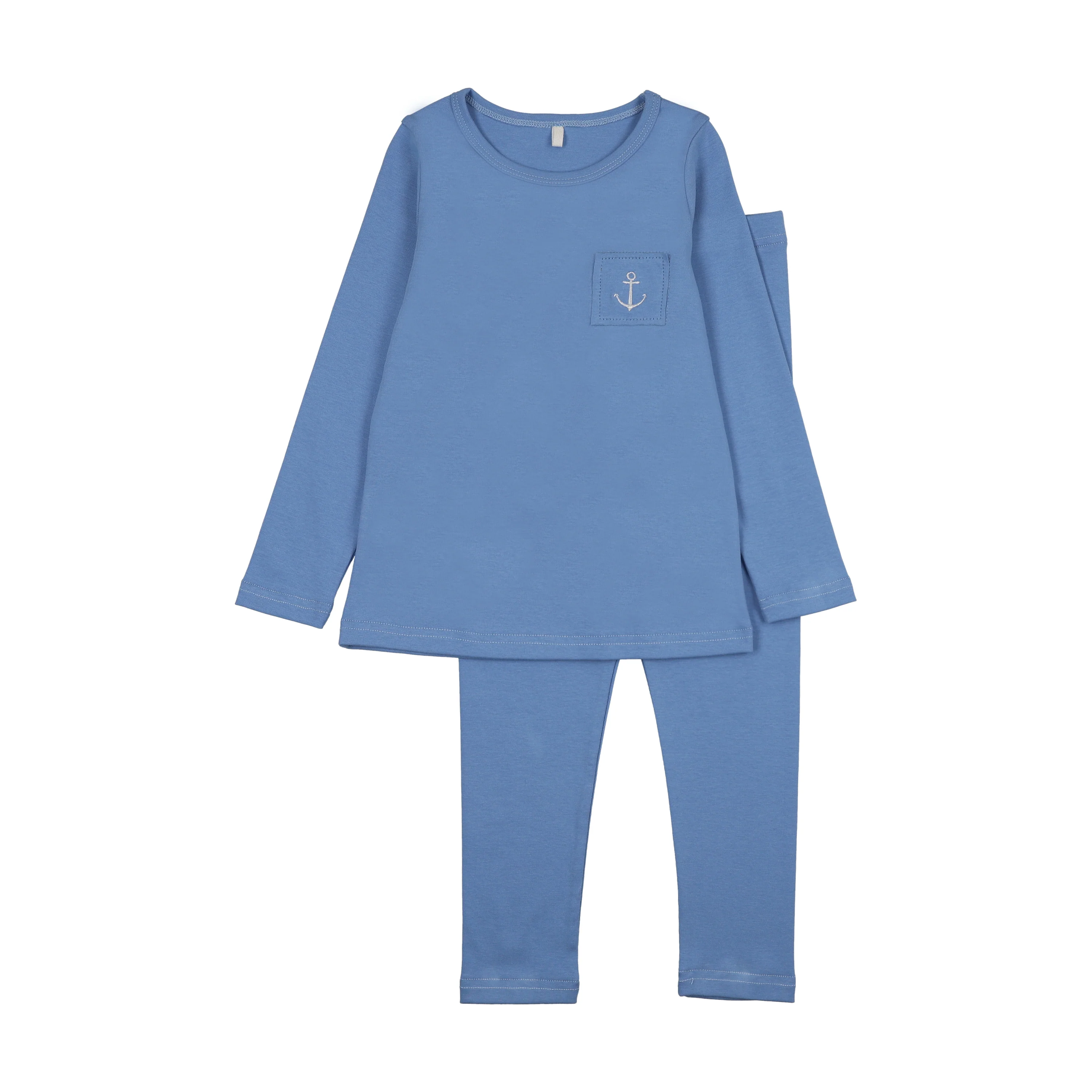 Stitched Graphic PJ- Blue