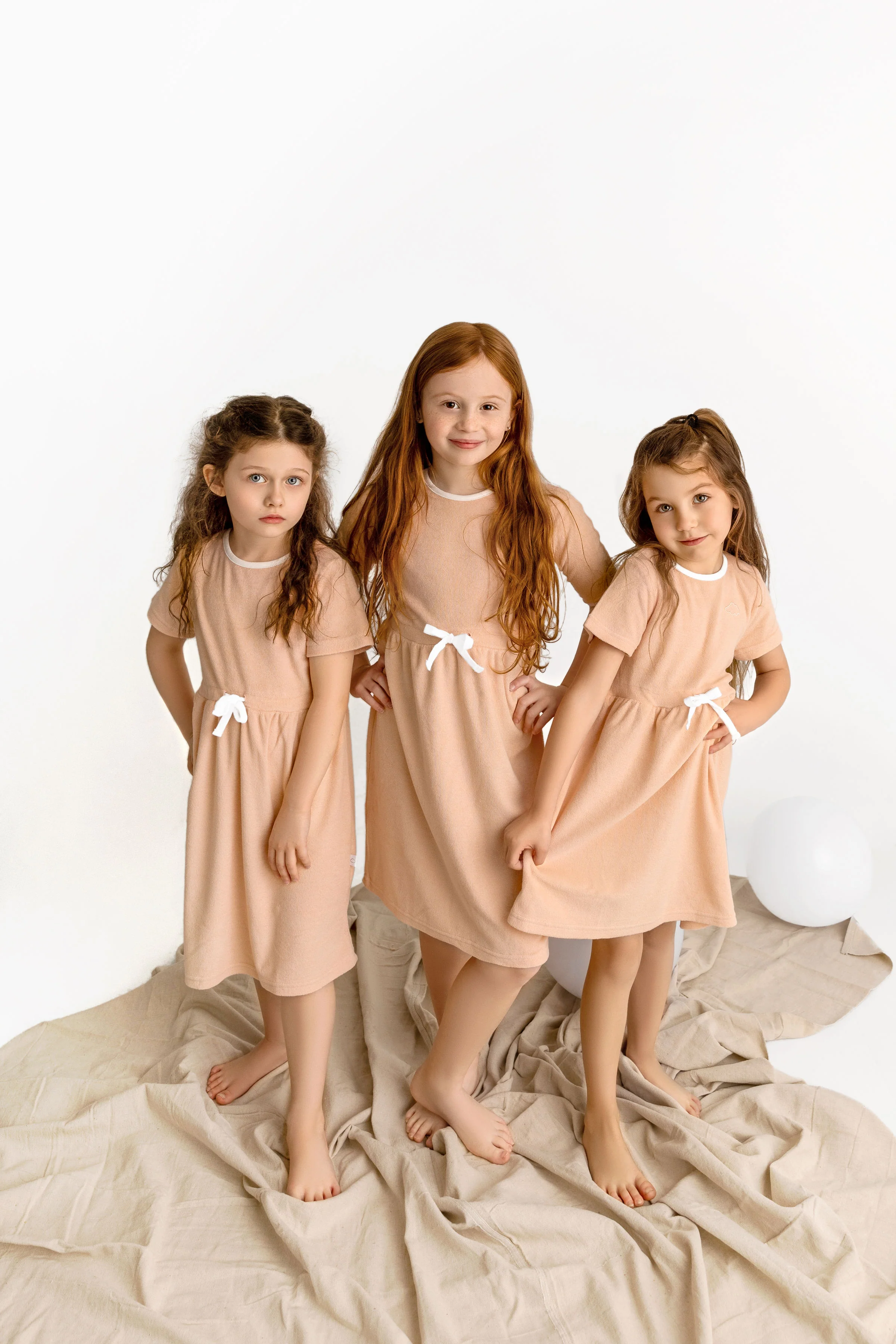 Terry Dress- Blush - Image 4
