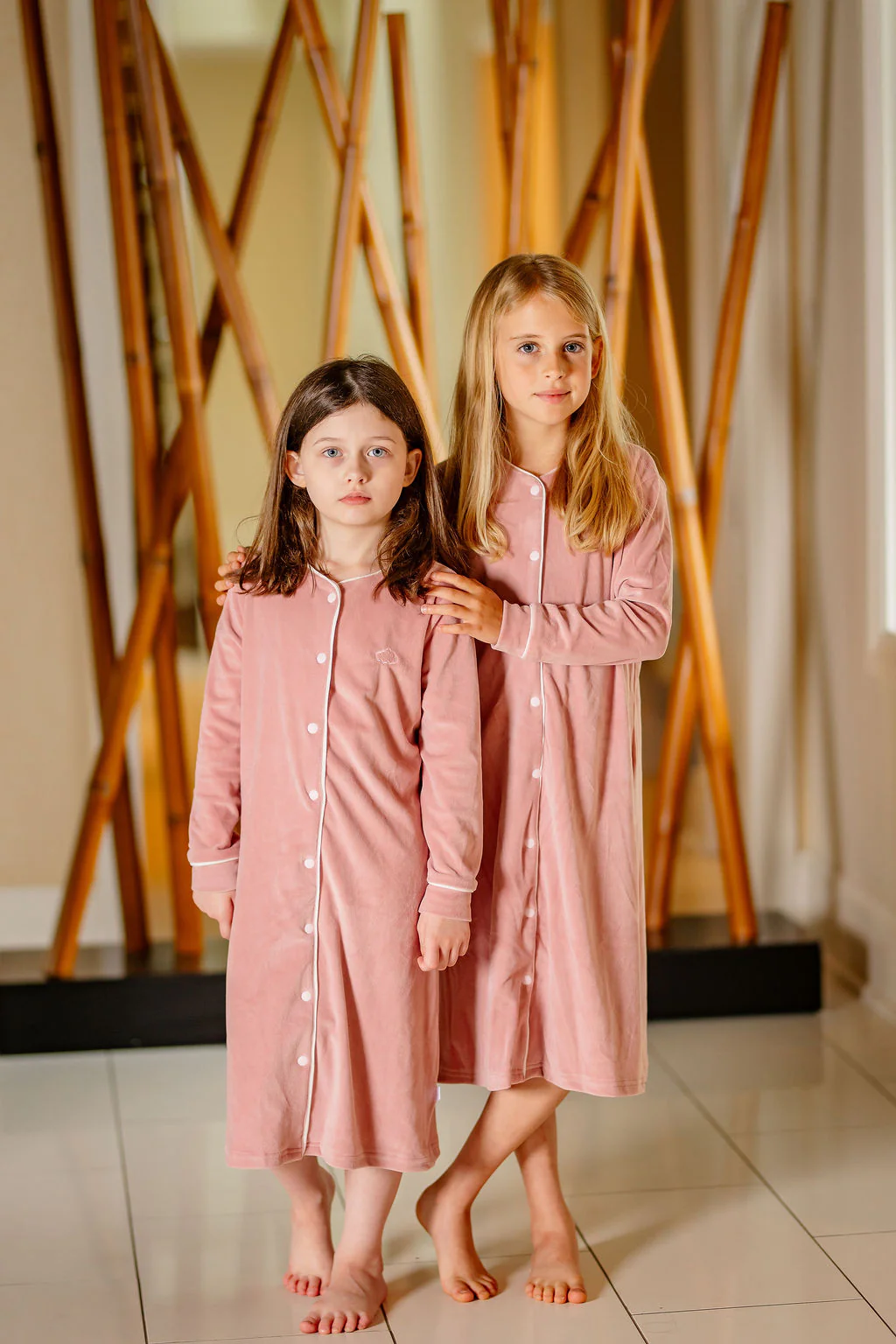 Velour Nightgown- Dusty Pink - Image 3